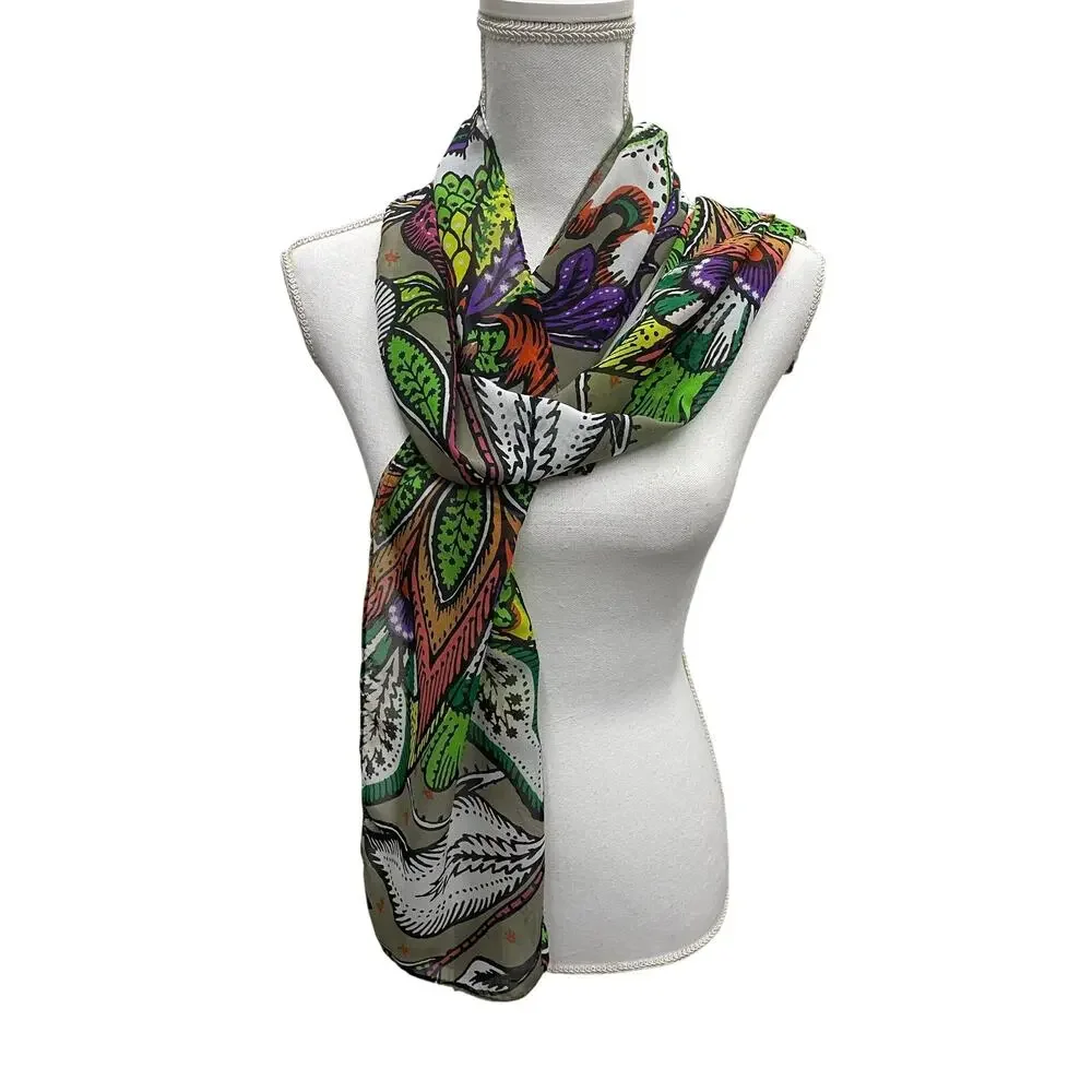 Scarf by Ecodesigns Island Floral NWT